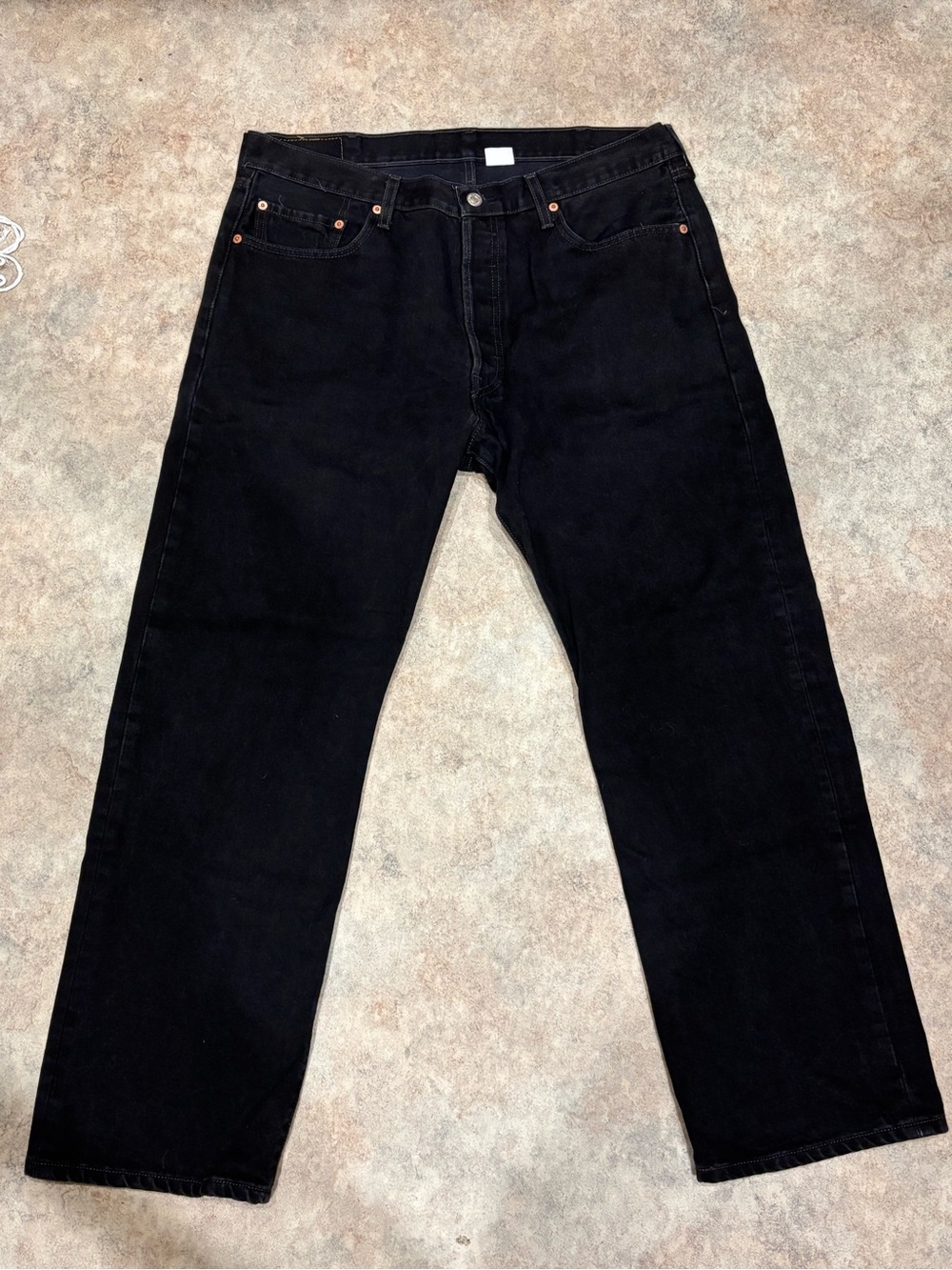 Levi's Men's Black Straight-Leg Jeans
